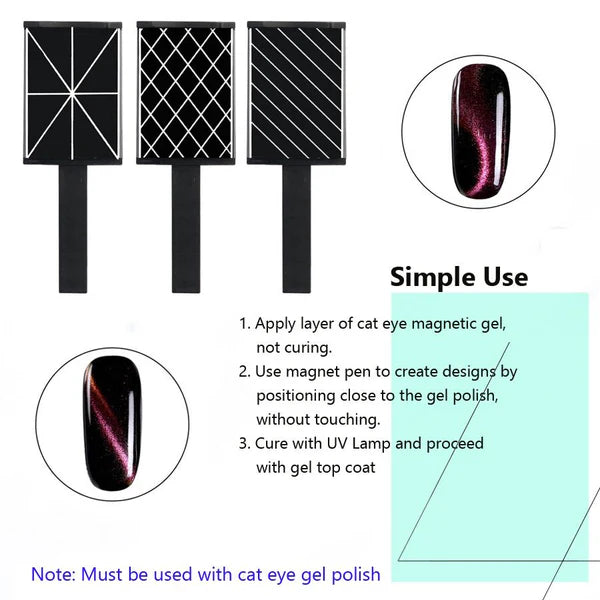 Cat Eye Magnet - 6 piece Set