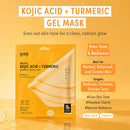 Kiss New York Bright Kojic Acid + Turmeric Overnight Hydrogel Mask (4 Sheets)