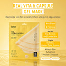 Kiss New York Real Vita & Capsule Overnight Hydrogel Mask (4 Sheets)