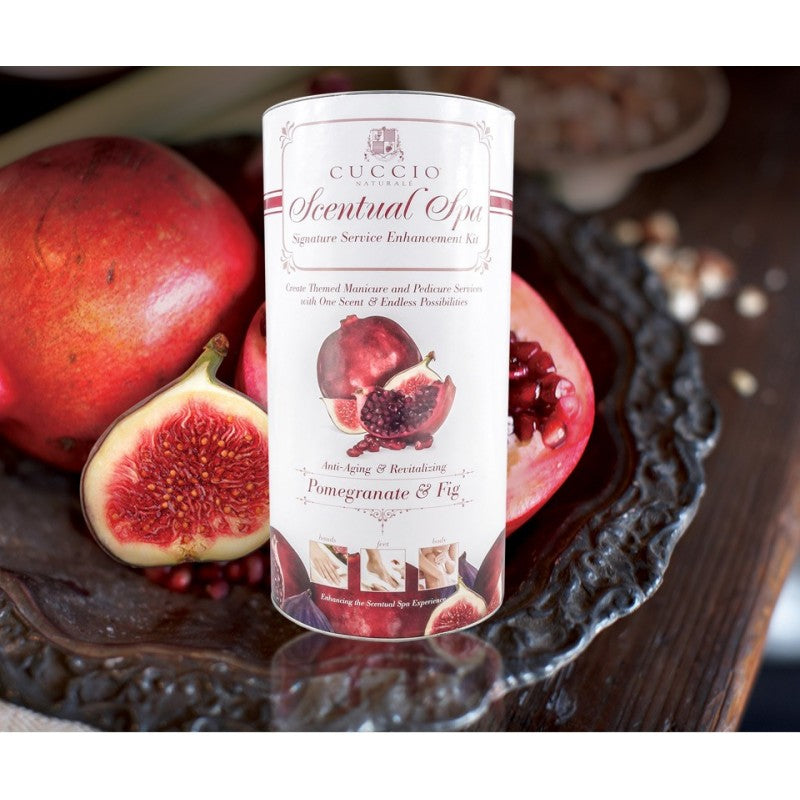 Cuccio Scentual Spa Enhancement Kit - Pomegranate & Fig