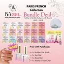 HyBa Beauty BA.GEL Builder Gel System - Paris French Collection (18 Colors) - Global Beauty Supply, LLC