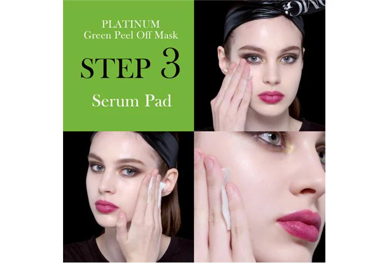 Double Dare - OMG! 3 IN 1 Facial Mask Kit "Platinum Green"