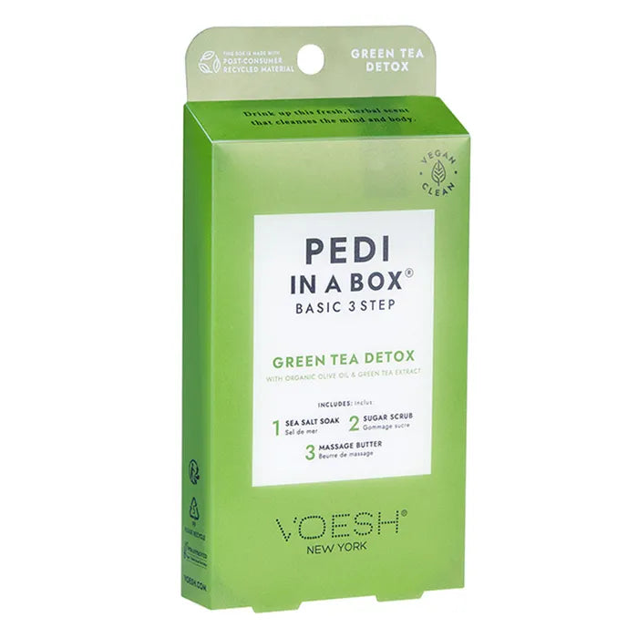 Voesh Pedi in a Box Basic 3 Step - Green Tea