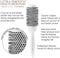 Cricket - Ultra Smooth Coconut 1.75” Thermal Hair Brush