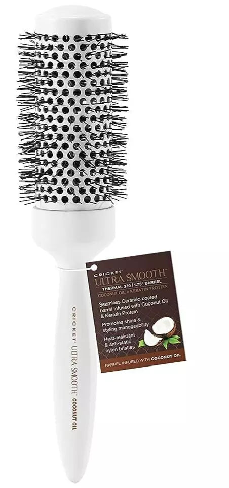Cricket - Ultra Smooth Coconut 1.75” Thermal Hair Brush
