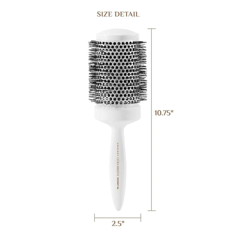 Cricket - Ultra Smooth Coconut 2.5” Thermal Hair Brush