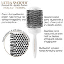 Cricket - Ultra Smooth Coconut 2.5” Thermal Hair Brush