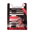 Mia Beauty - Snap Elastics® "Black, Gray, White" 6PCs
