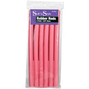 Soft'n Style - Rubber Rods, Long Light Pink 5/8", 6 Rods