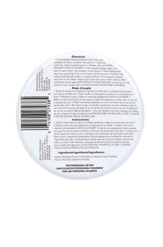 Satin Smooth Wax - Honey Wax with Vitamin 14oz.