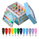 HyBa Beauty Summer Gel Liner Box Set - 12 pcs - Global Beauty Supply, LLC