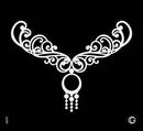 G Body Art - Charm Necklace 2 Stencils