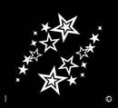 G Body Art - Twin Stars 2 Stencils