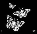 G Body Art - Butterfly Trio 2 Stencils
