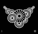 G Body Art - Spiral Necklace 2 Stencils