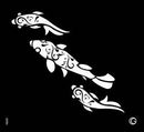G Body Art - Koi Trio 2 Stencils
