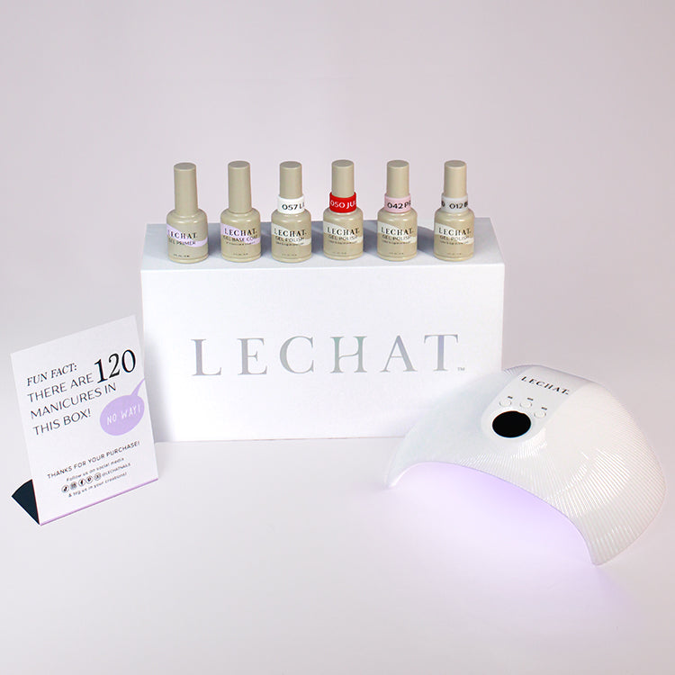 Lechat Gel Polish Color & Top Coat in One Coat Try Me Kit