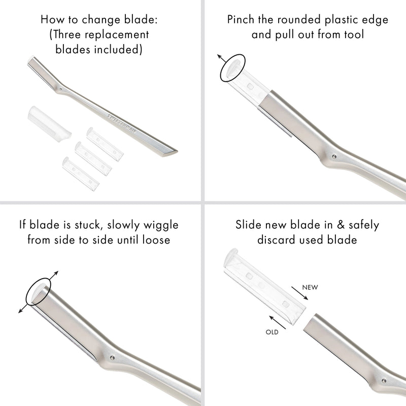 Tweezerman Facial Razor Replacement Blades 1023-BR