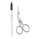 Tweezerman Brow Shaping Scissors & Brush 2914-R