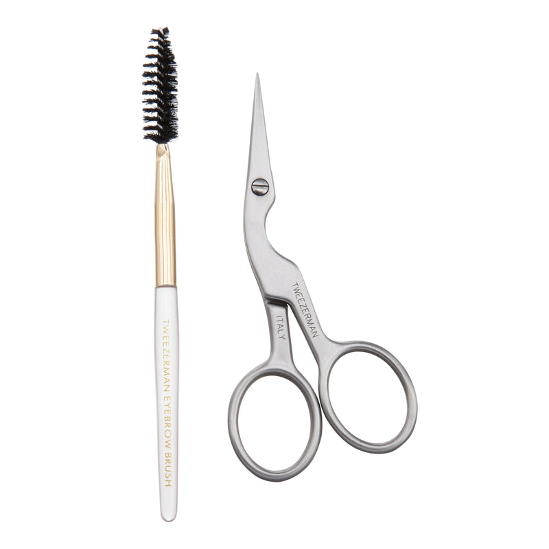 Tweezerman Brow Shaping Scissors & Brush 2914-R