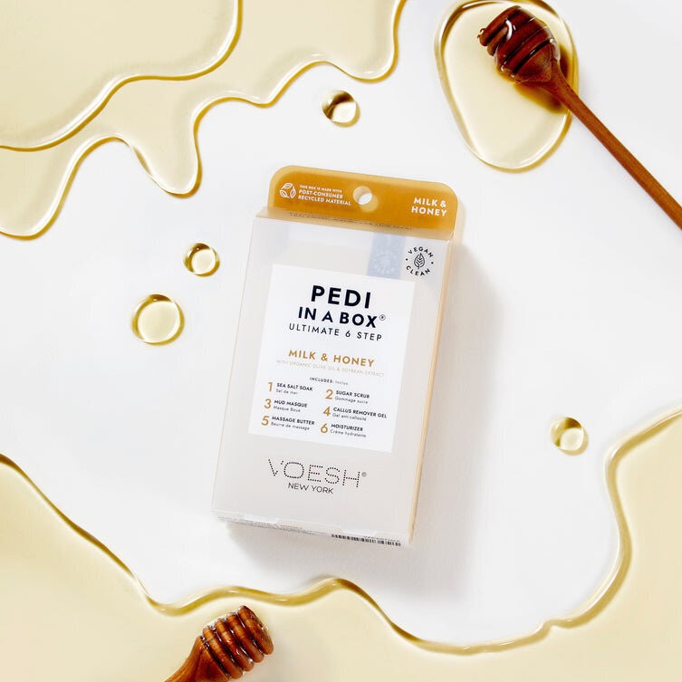 Voesh - Pedi in a Box 6 Step "Milk & Honey"