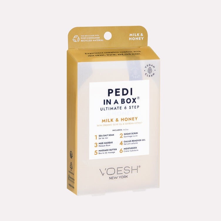 Voesh - Pedi in a Box 6 Step "Milk & Honey"