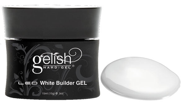 Gelish Hard Gel LED UV White Builder Gel - 1.6oz