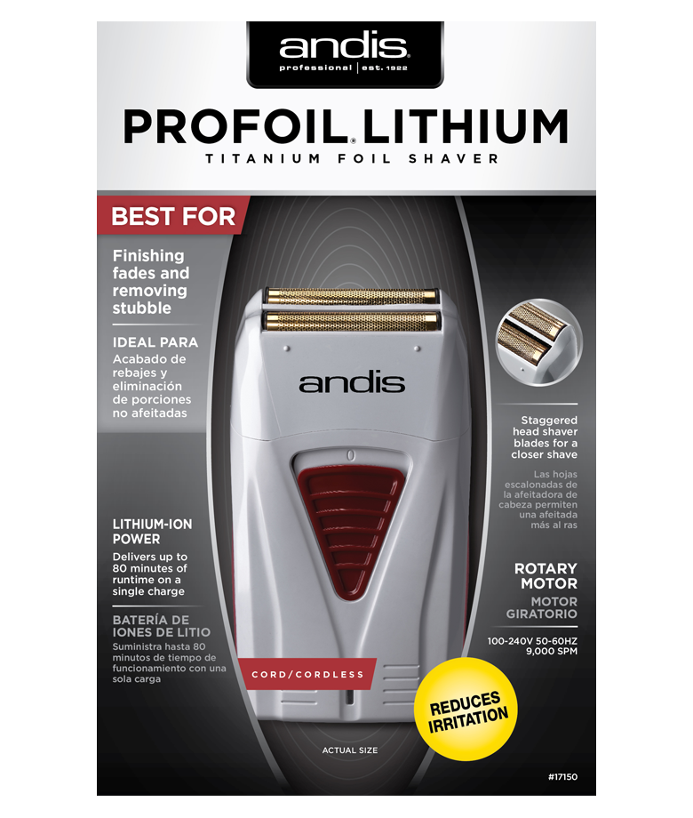 Andis ProFoil Lithium Titanium Foil Shaver