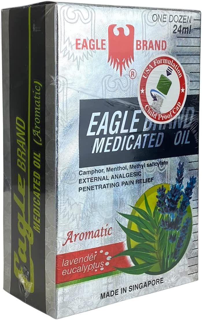 Eagle Brand Medicated Oil Lavender - Dau Gio Trang 24mL