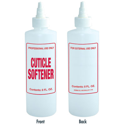 8 oz. Imprinted Empty Bottle - Cuticle Softener