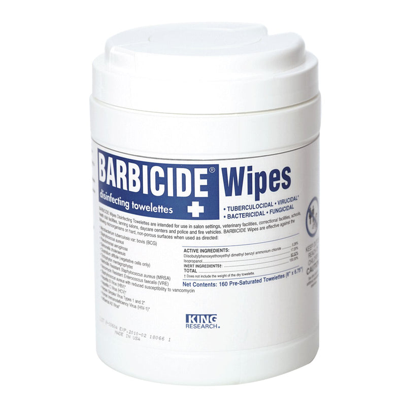 BARBICIDE Wipes disinfecting towelettes