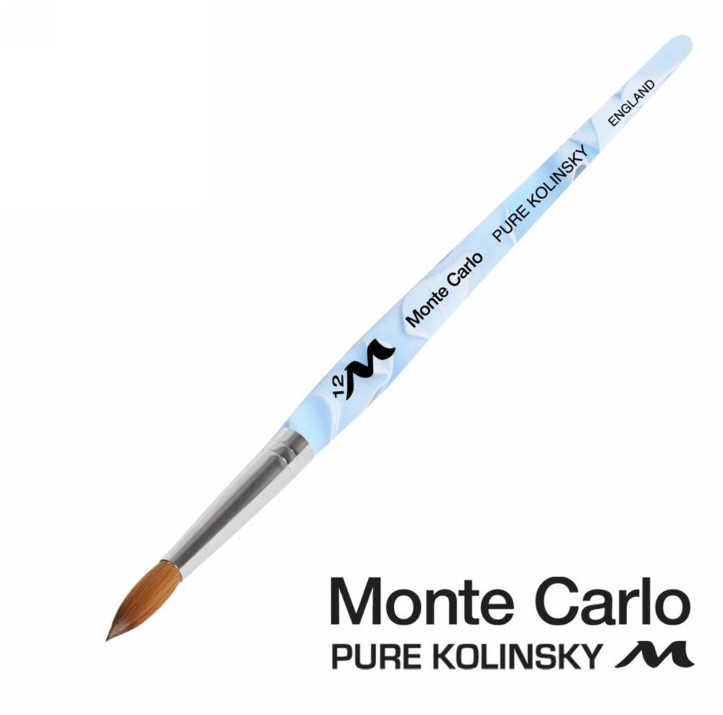 Acrylic Brush - Monte Carlo 100% Pure Kolinsky