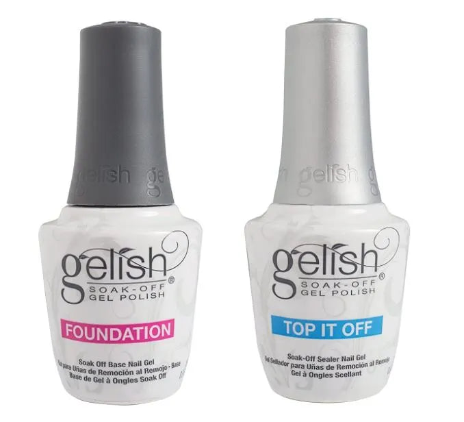 Gelish Dynamic Duo - Includes Foundation Base Gel And Top It Off Sealer Gel - 1121503