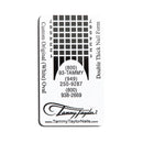 Tammy Taylor Double Thick Nail Form- Custom Original White - Oval - 200 labels
