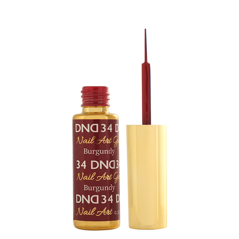 DND Gel Art DND34 Burgundy