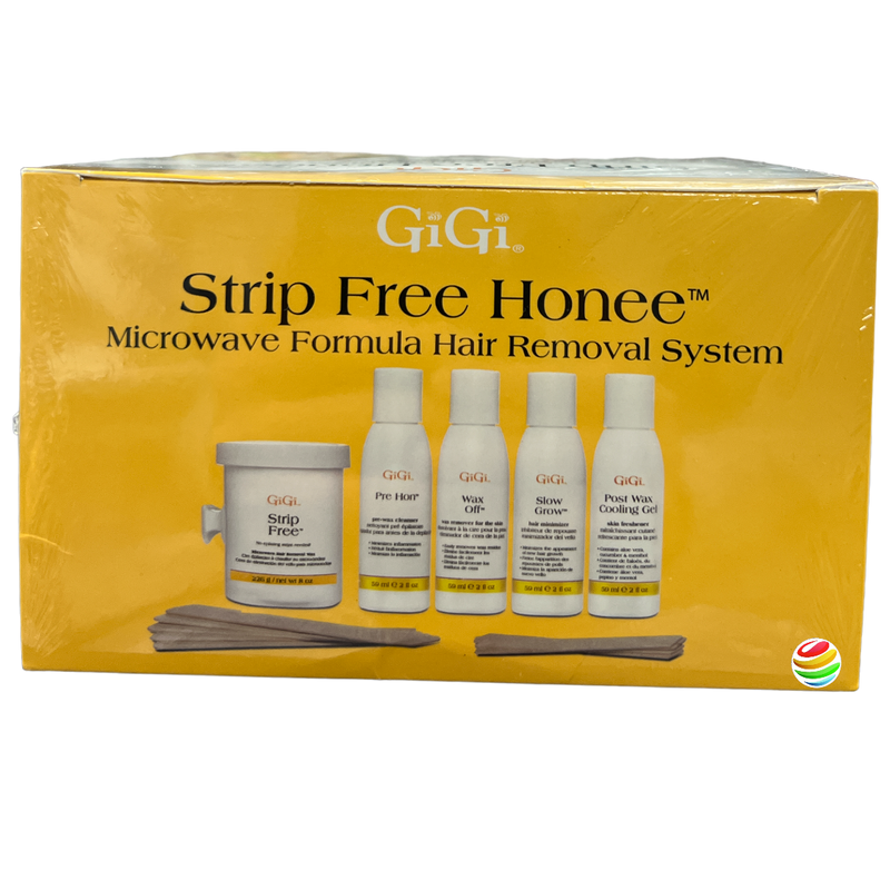 GiGi Strip Free Honee Wax Microwave Formula Hair Removal System Complete Microwave Kit