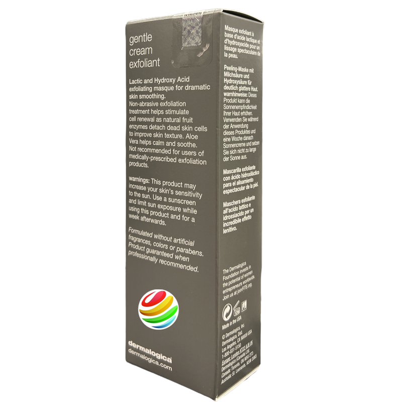 dermalogica gentle cream exfoliant 2.50 US fl oz 75mL