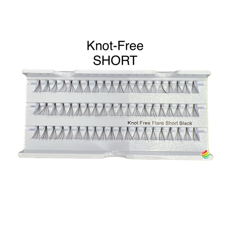 Flare Lashes - Natural Short Flare Lash (Knot-Free Flares)