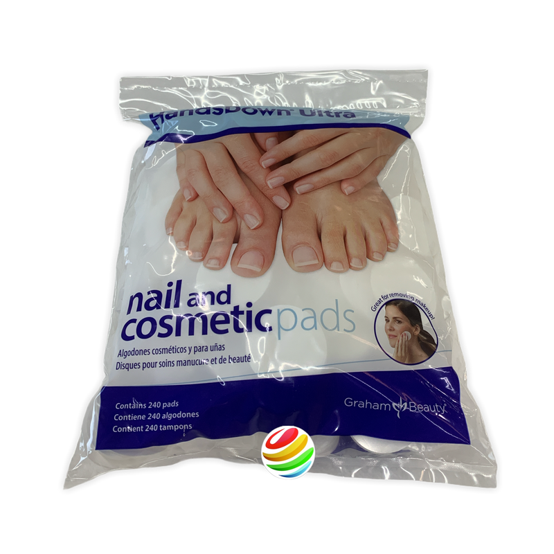 HandsDown Ultra Nail & Cosmetic Pads 240 Ct.