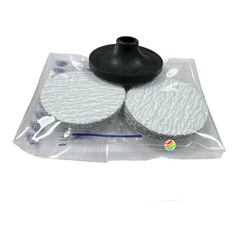 Callus Removal Attachments - Velcro Rubber Disc & Sanding Disc