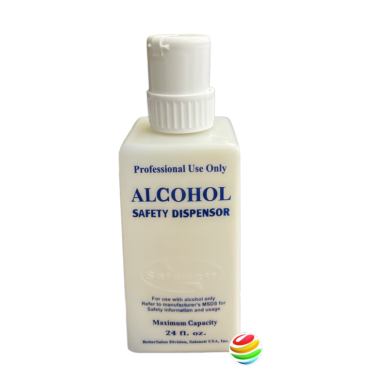 Salonett- Alcohol Dispenser Bottle 24 oz.