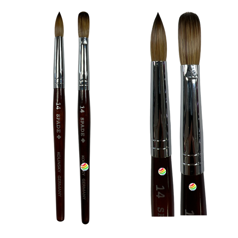 Acrylic Brush - Spade Premium Kolinsky