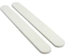 Nail File 7” 100/100 Medium Grit White-White File 8499