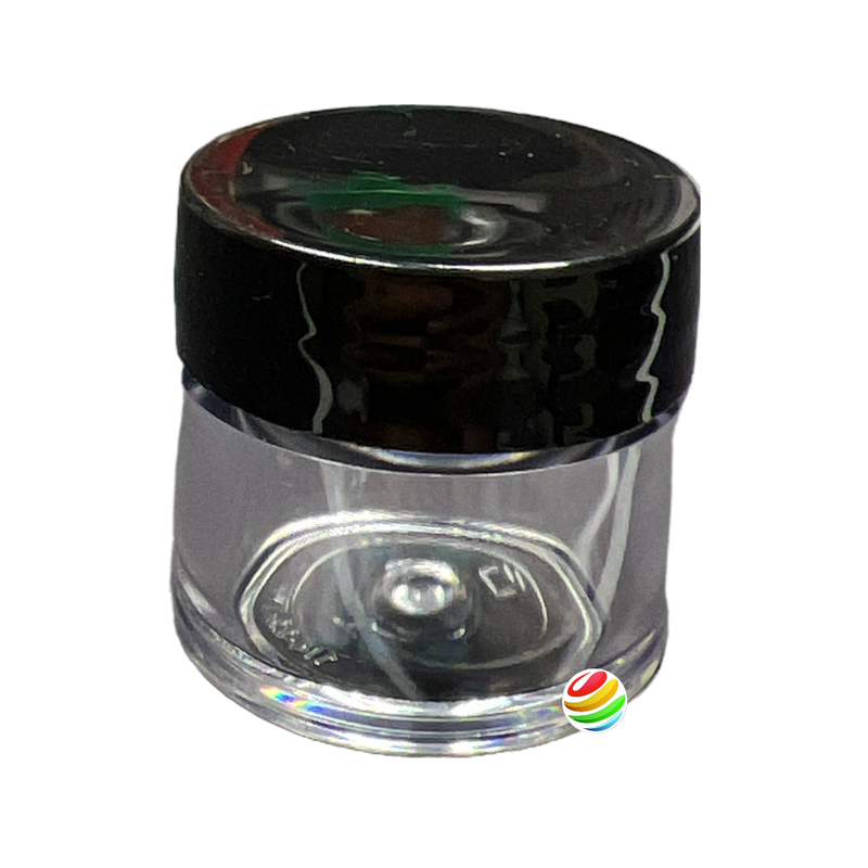Clear PVC Thick Wall Jar 1/4 oz with Lid
