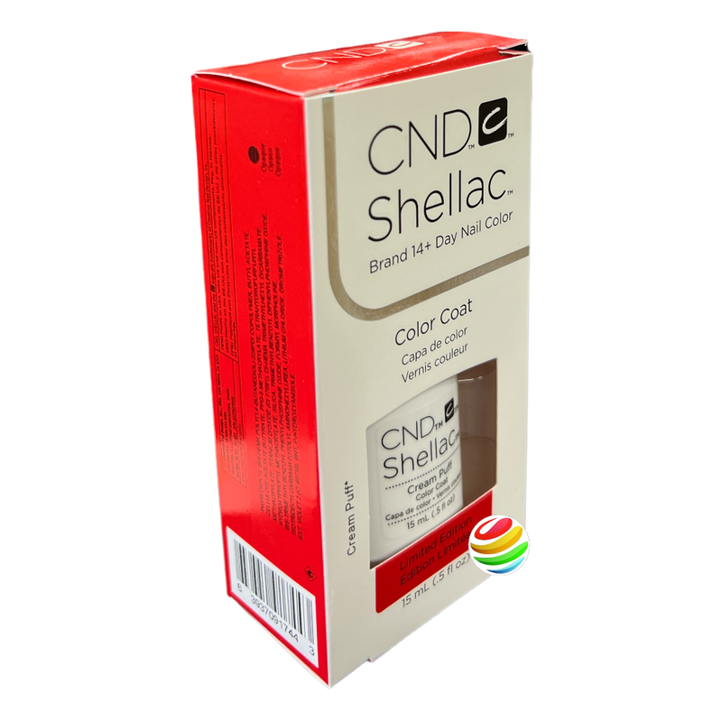 CND - Shellac Cream Puff (0.5 oz)