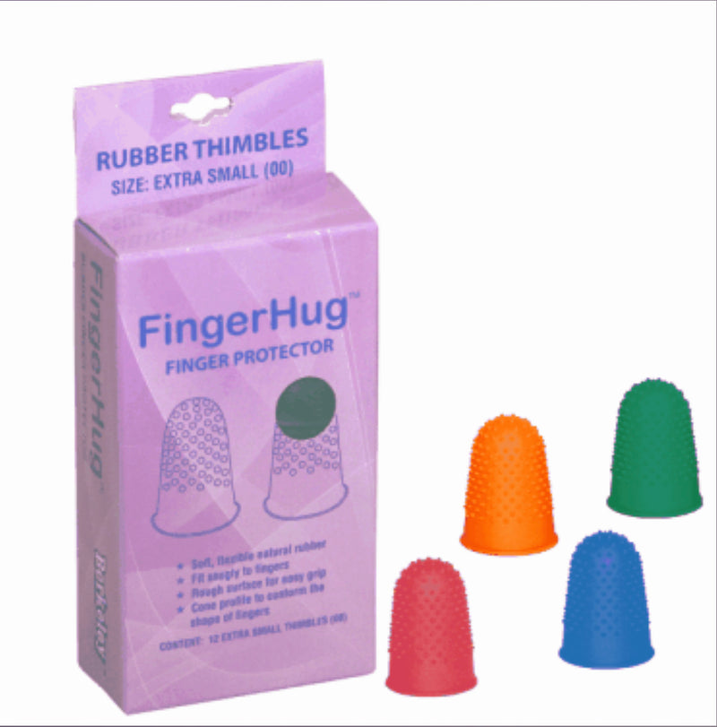 FingerHug Finger Protector Rubber Thimbles - Extra Small