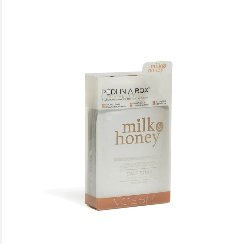 Voesh Milk & Honey Pedi in a Box 6 Step