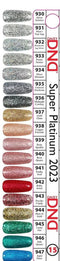 DND Gel Polish Super Platinum Collection 2023 #939 Rose Sparkle