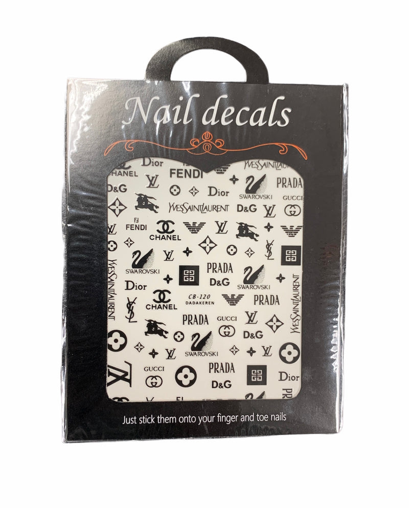 Dior Nail Decals 