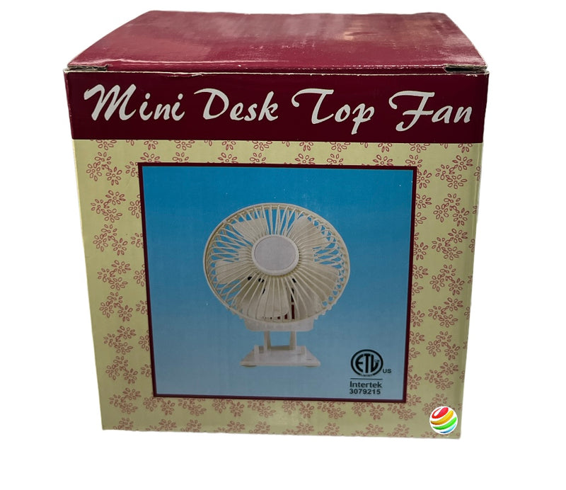 Mini Desktop Fan White 2120